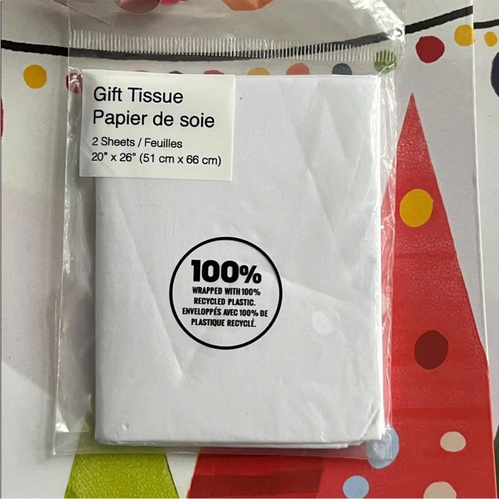 Gift Bag Set with Tissue 2 Bags 2 Tags NWT